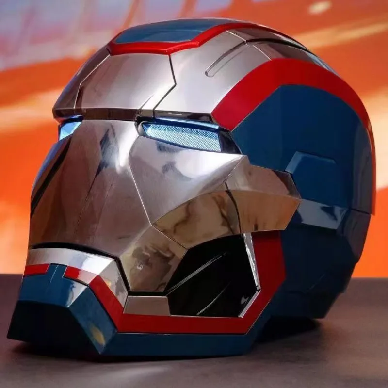 Marvel Iron Man Mk5 War Machine Casco Cosplay 1:1 Casco Elettrico Aperto Vicino Cinese Inglese Voce Rc Giocattolo Regalo Di Compleanno