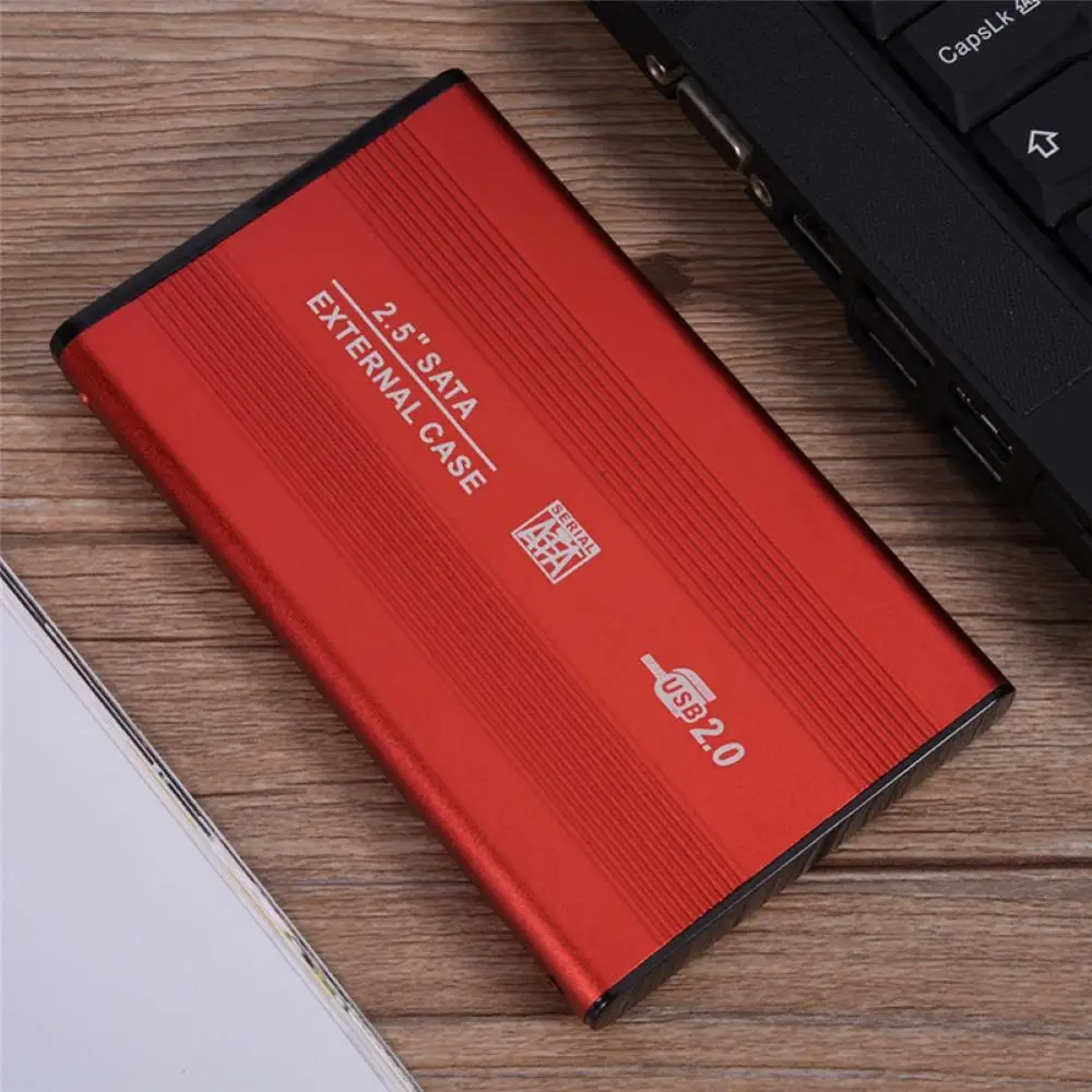 Ssd Mobile Hdd Enclosure 2.5In Esterno Usb 2.0 2.5 Pollici Sata Hard Disk Drive Case Box