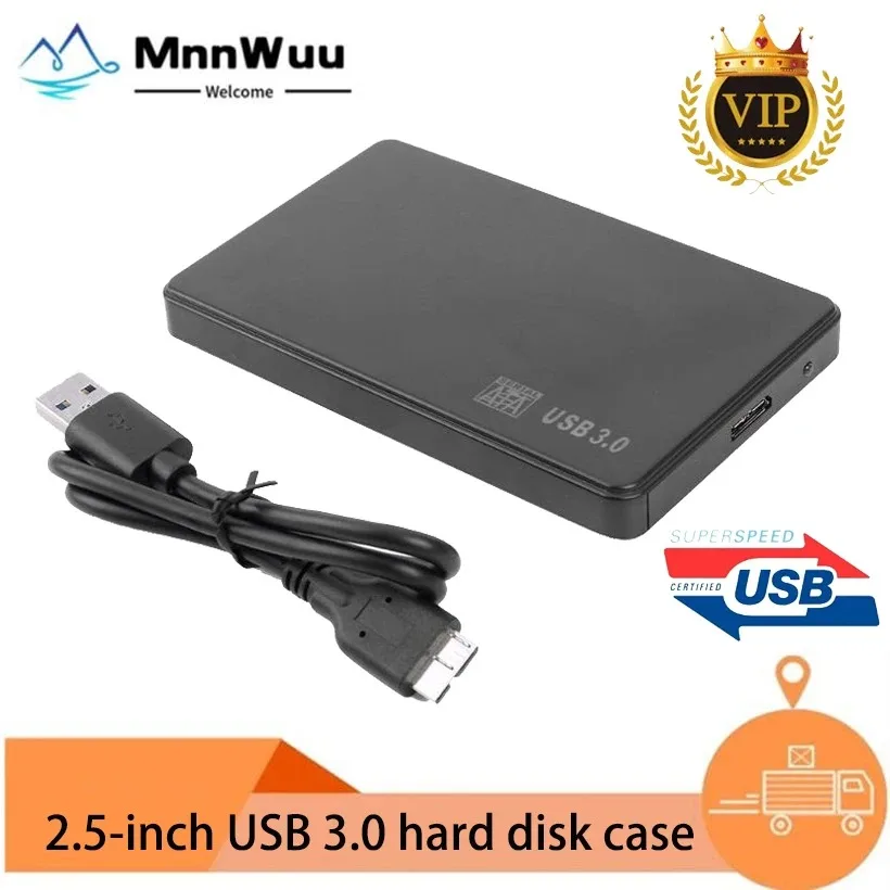 Mnnwuu 2.5 Pollici Usb3.0 A Sata Hard Disk Box 5Gbps Sd Disk Case Hdd Ssd Custodia Per Disco Rigido Esterno Per Notebook Desktop Pc