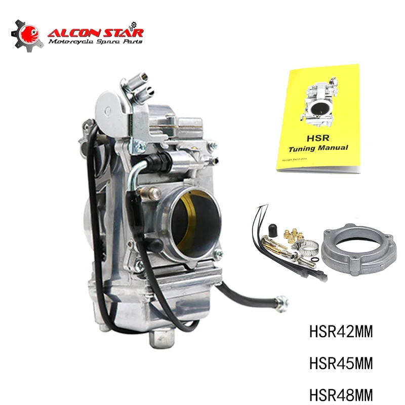 Alconstar Moto Slide Carburatore Mikuni Hsr42 Hsr45 Hsr48 Easy Kit Per Harley Davidson Evo Twin Cam Tm42 Tm45-2K Tm48