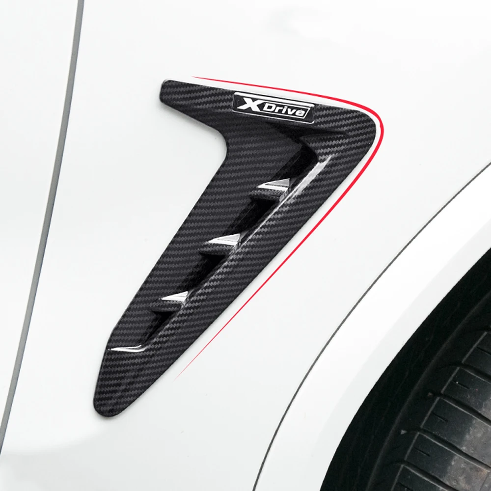 Carbon Xdrive Car Shark Gills Sticker Xdrive Air Vent Sticker Per Bmw X3 E53 X5 X4 F15 X5 F85 X Series Bmw Fender Side Sticker