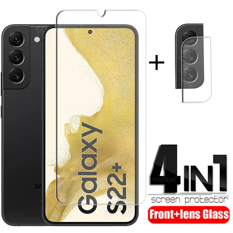 Per Samsung Galaxy S22 Plus Vetro Per Samsung S22 Plus Obiettivo Per Fotocamera In Vetro 9H Pellicola Salvaschermo Per Samsung S22 Plus Vetro Temperat