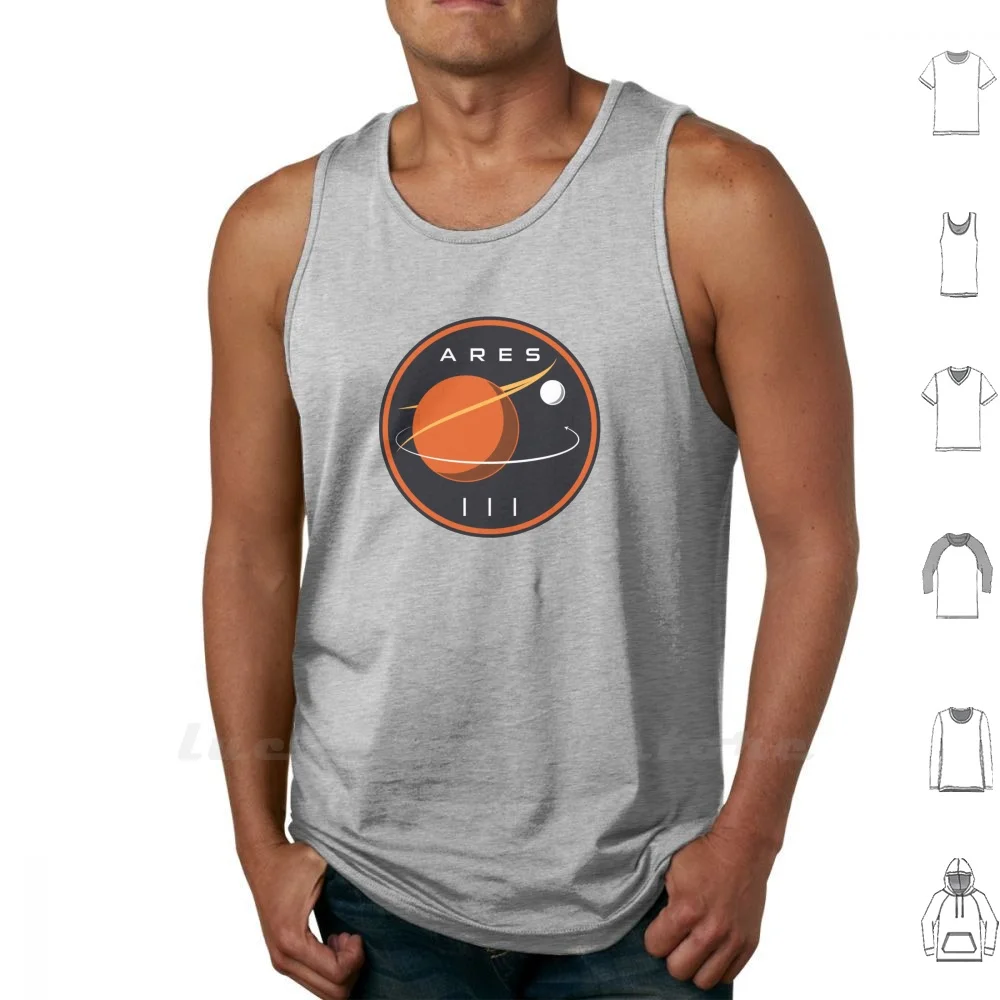 Ares Iii-The Martian Canotte Stampa Fai Da Te The Martian Matt Damomo Badge Patch Mission Space Logo Mark Watney