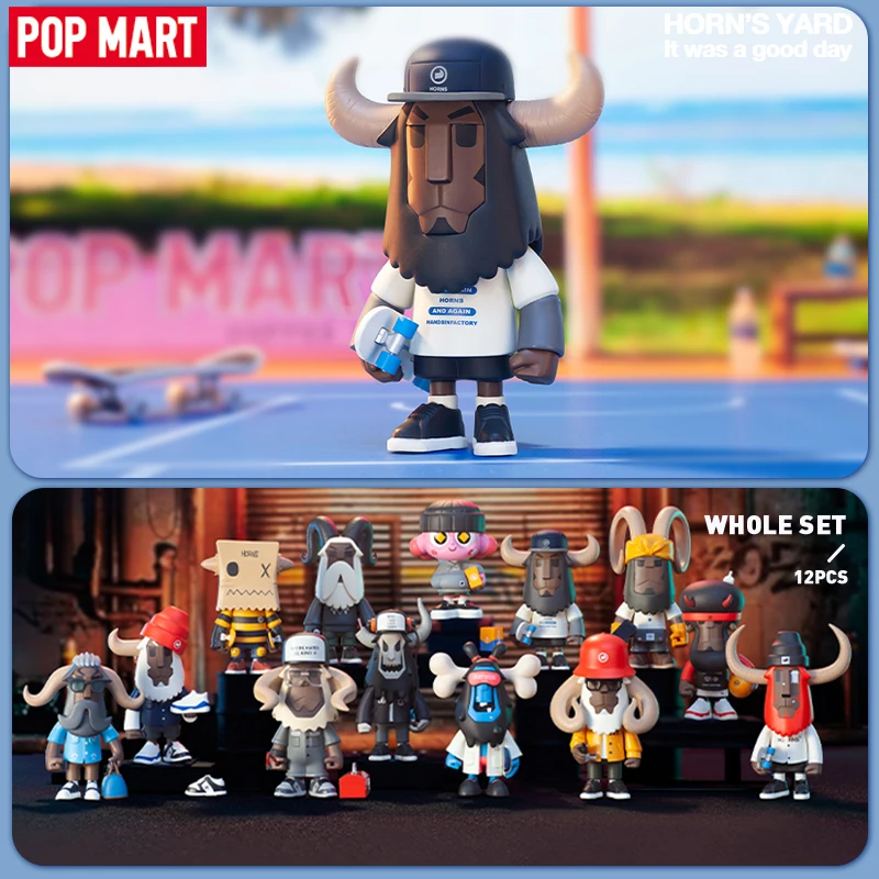Popmart Hands In Factory Horn'S Yard: Era Una Serie Good Day Blind Box Toys Guess Bag Mystery Box Mystery Caixa Action Figure
