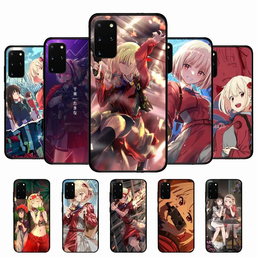 Custodia Per Telefono Anime Lycoris Recoil Per Samsung S 9 10 20 21 22 23 30 23Plus Lite Ultra Fe S10Lite Fundas