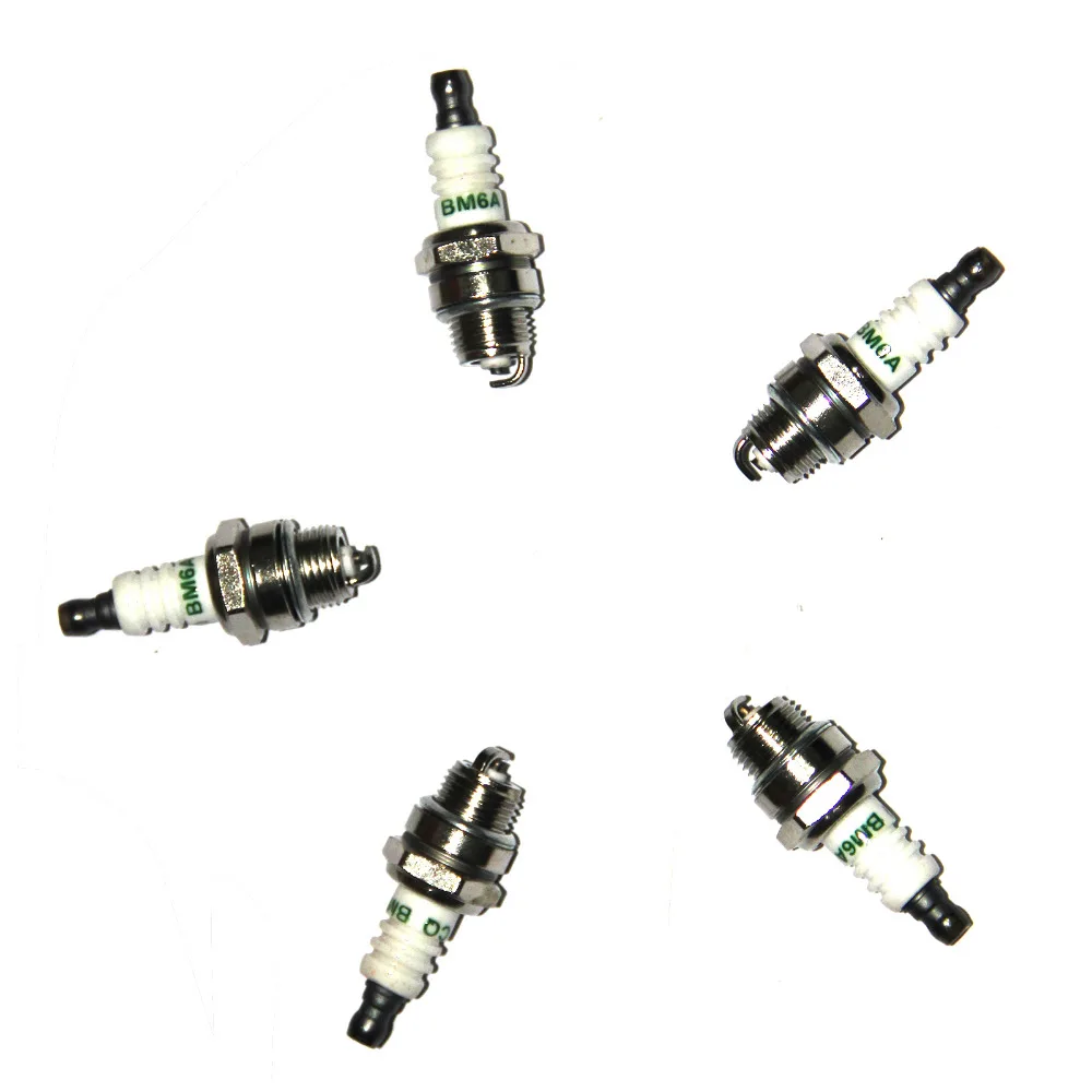 5Pack Bm6A Candele L7T Bpmr7A Rcj6Y Rcj7Y Wsr5F Per Stihl Trimmer Blower Motosega Ts400 Ts420 Ts460 021 Ms180 Ms250 Fs55