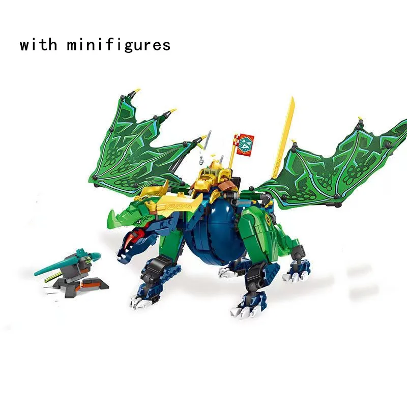 Nuovo 767Pcs Lady'S Legend Dragon Great Building Blocks Mattoni Ninja Compatibile 71766 Model Toys Kids Birthday Christmas Gifts