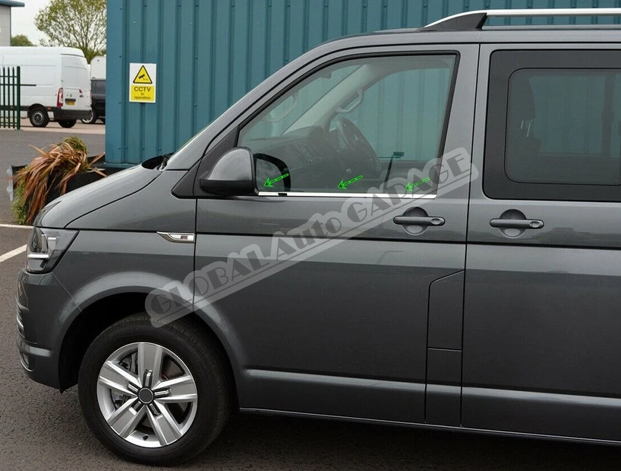 Per Volkswagen T6.1 Transporter 2020 2021 Chrome Window Molding Window Frame Framework Accessory Diffuser Spilitter Car-Styling