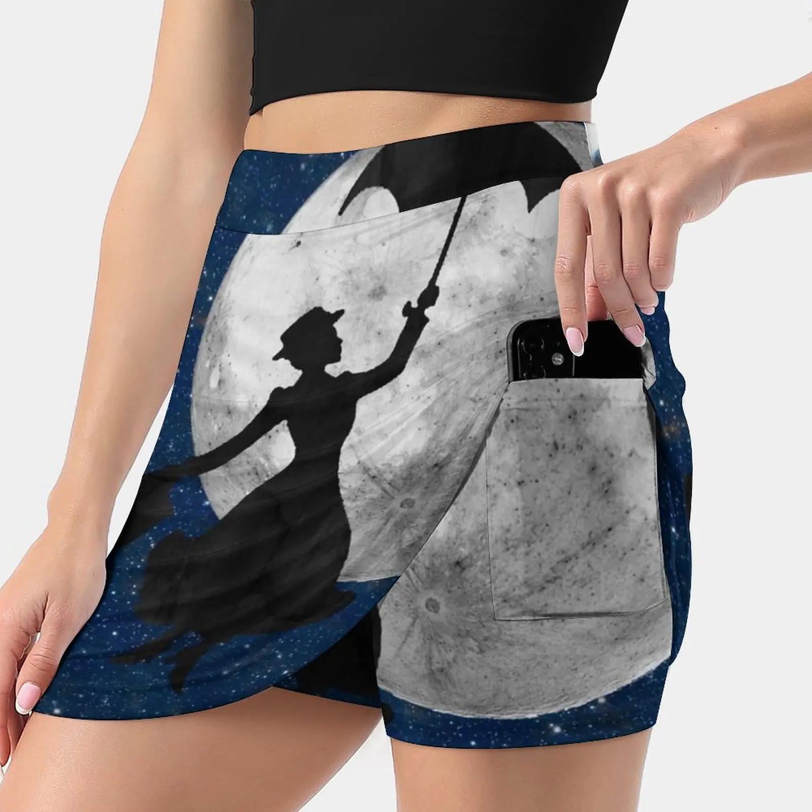 Mary Poppins Gonne Donna Moda 2022 Pant Skirt Minigonne Office Gonna Corta Mary Poppins Silhouette Acquerello Mary