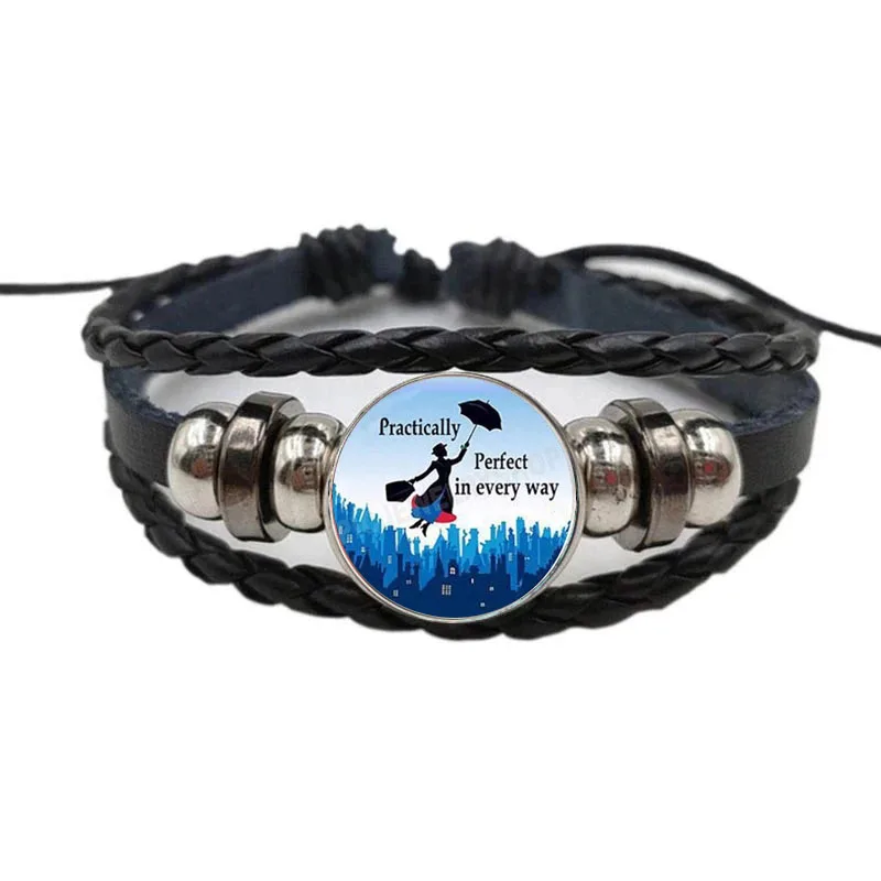 Mary Poppins Dream Girl Image Bracciale In Pelle Gioielli Fatti A Mano Con Bracciale
