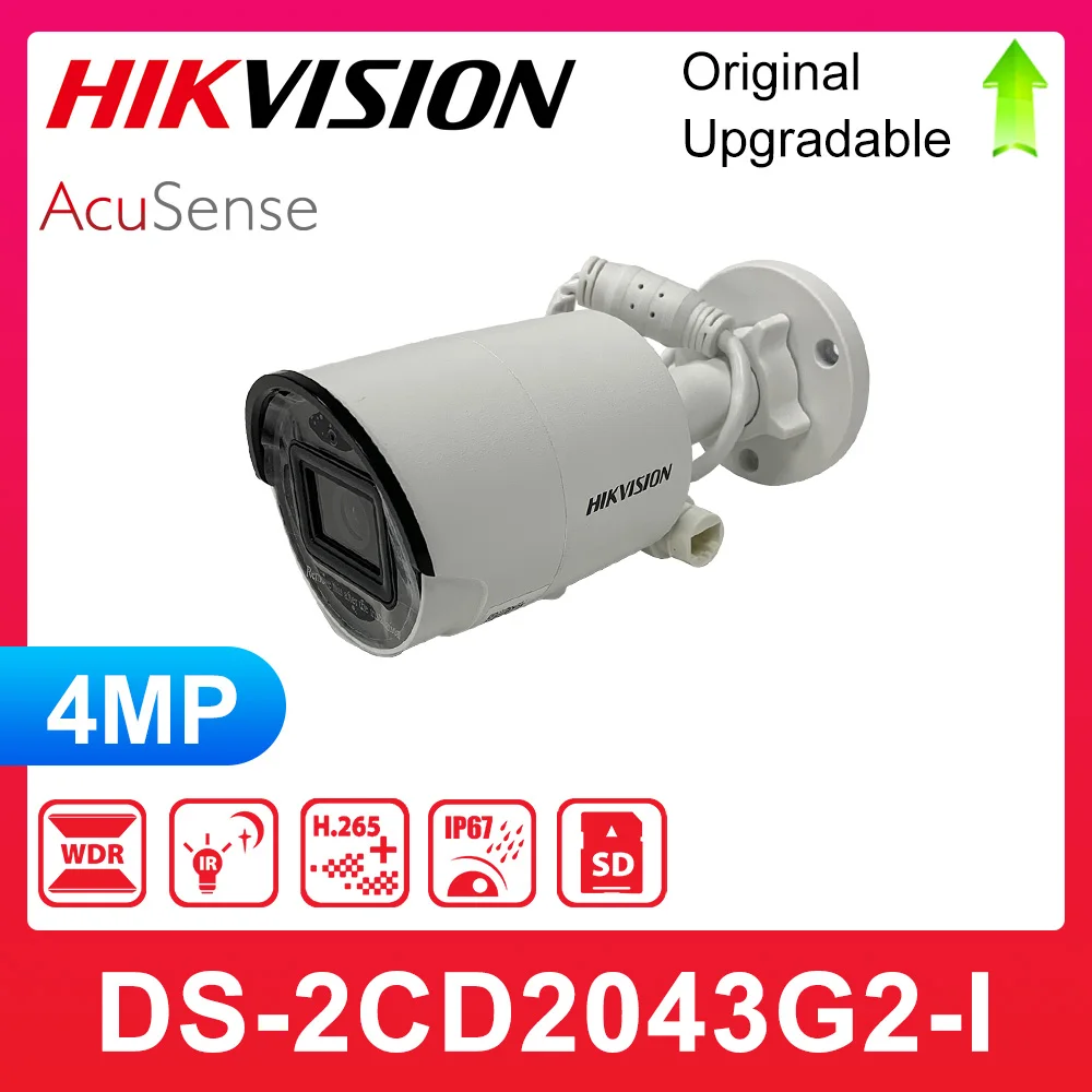 Originale Hikvision Ds-2Cd2043G2-I E Ds-2Cd2043G2-Iu 4Mp Poe Sostituisci Ds-2Cd2043G0-I Ir Wdr Telecamera Ip Cctv Di Rete Bullet Fissa