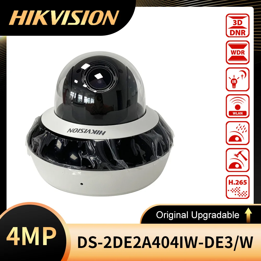Hikvision Originale Ds-2De2A404Iw-De3 2 Pollici 4Mp 4X Alimentato Da Darkfighter Ir Network Speed Dome Telecamera Di Sicurezza Esterna H.265 +
