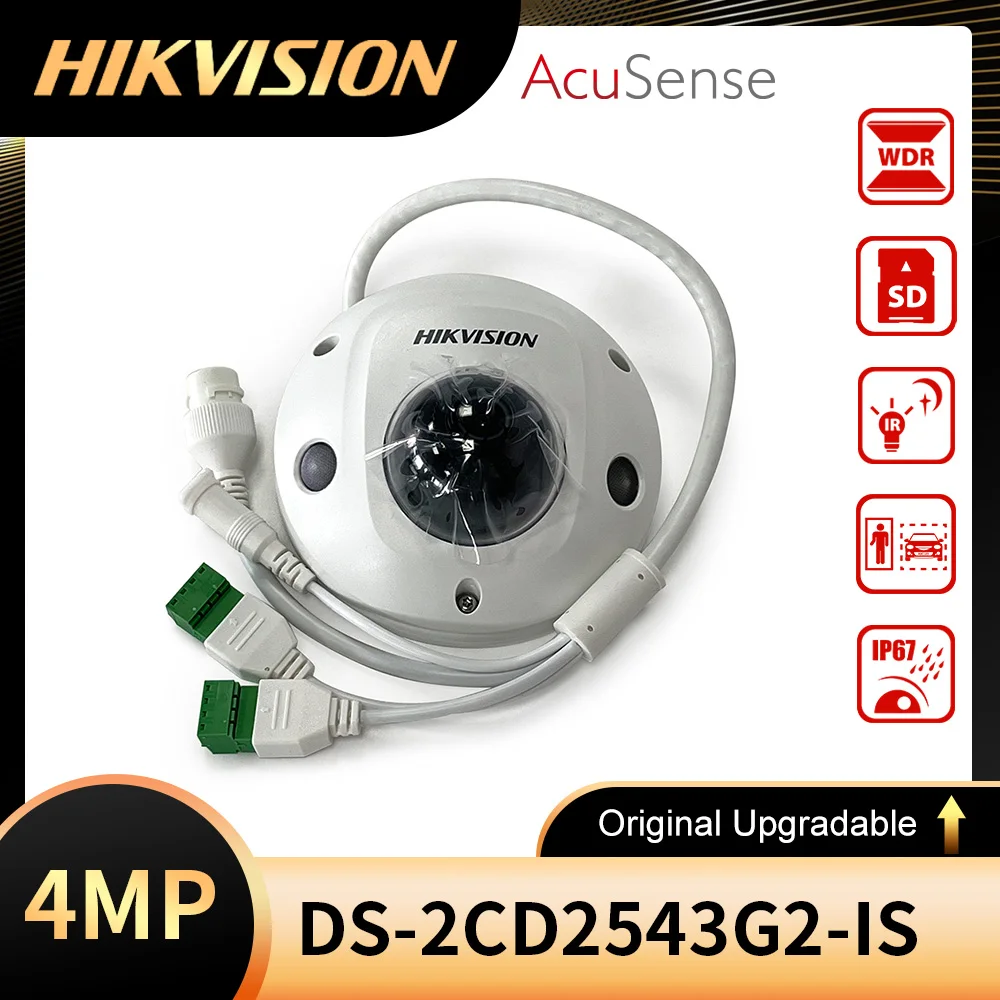 Ds-2Cd2543G2-Iws Di Hikvision Acusense Originale E Ds-2Cd2543G2-Is La Mini Macchina Fotografica Senza Fili Del Cctv Del Ip Di Wifi Dell'Audio Poe Dell