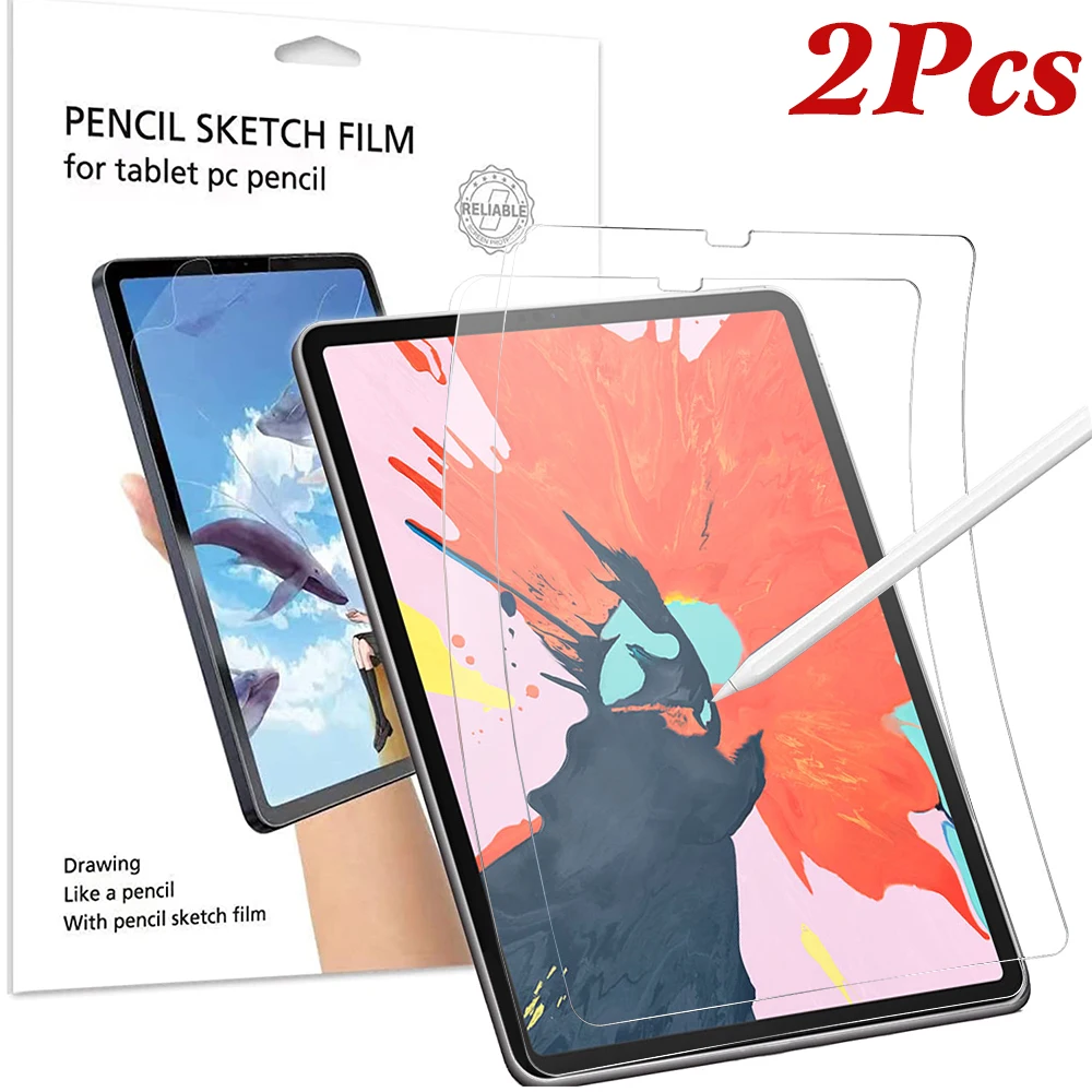 2Pcs Matte Ipad Paper Like Screen Protector Per Ipad Pro 11 2018 A2013 A1934 Writing Matte Film Per Ipad Pro 11 1A Generazione