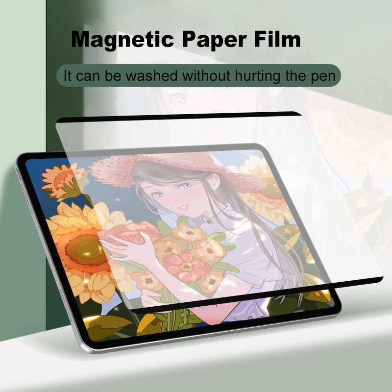 Pellicola Salvaschermo Magnetica In Carta Per Ipad Air 4 Pro 11 2021 Mini 6 10.2 7Th 8Th 9Th Generation Ipad Magnetic Paper Film