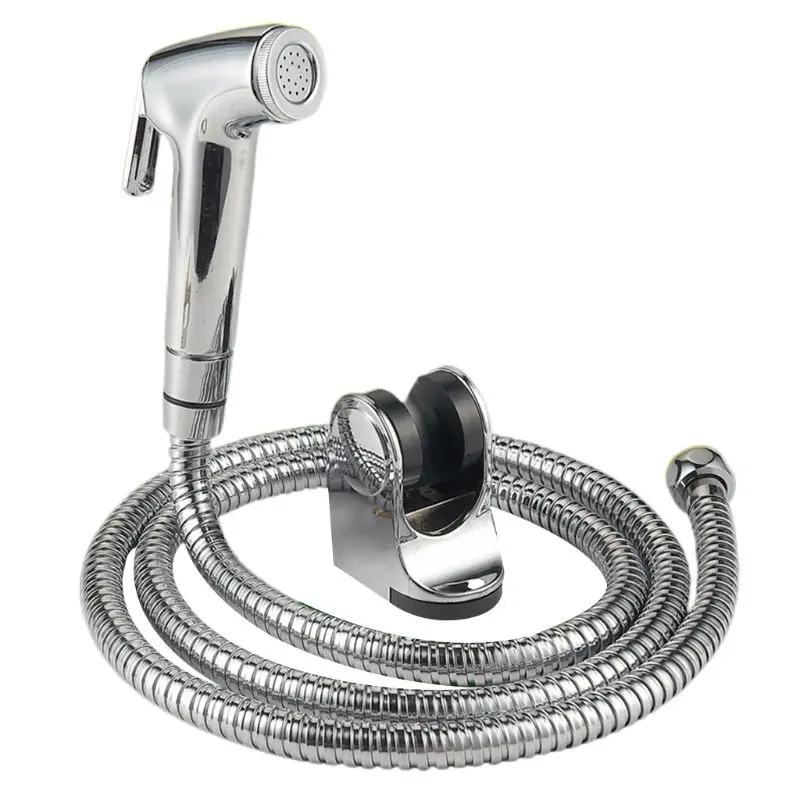 Soffione Doccia Doccetta Doccetta Bidet Spray Wash Jet Shattaf Con Tubo In Acciaio Inossidabile
