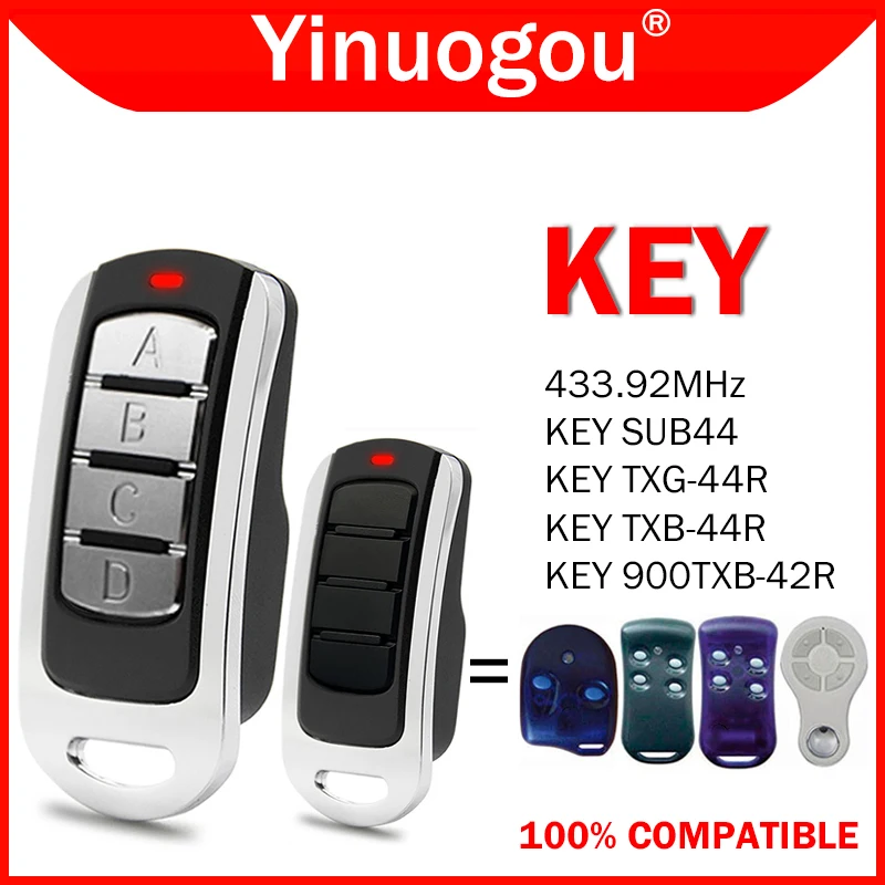 Key Sub44 Txg-44R Txb-44R 900Txb-42R Telecomando Apriporta Per Garage 433.92Mhz Chiave Sub Txg Txb 900Txb 44R 42R Telecomando