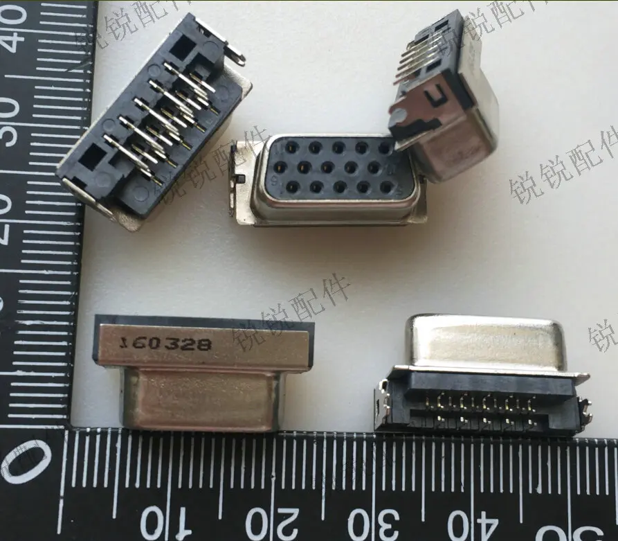 Spedizione Gratuita Per Connettore Vga Femmina Vga Per Laptop Con Presa Vga D-Sub Connettore Vga Femmina 15P