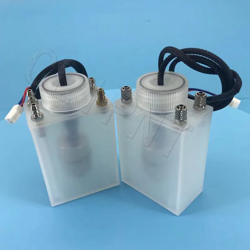 2 Pezzi Uv/Solvente 4 Vie Ink Sub Tank Per Infiniti Crystaljet Allwin Solvent Inkjet Printer Ink Sub Tank