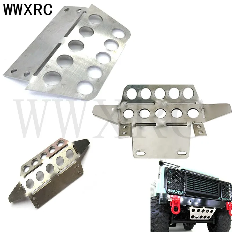 Per Mn Modello 1:12 D90 D91 99S Rc Ricambi Auto Aggiornamento Protezione Armatura Anteriore In Metallo