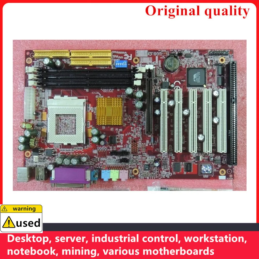 Scheda Madre Hongcuski Lx-694X 694 Con 1 Slot Isa + 5Pci, 2 Com,2 Ide,Socket 370, Scheda Madre Della Workstation Del Server Agp
