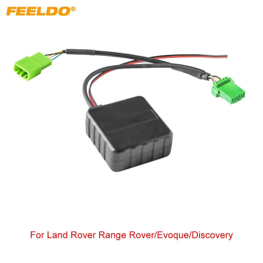 Feeldo Car Wireless Bluetooth Module Adattatore Aux A 12Pin Per Land Rover Range Rover/Evoque/Discovery/Freelander Jaguar
