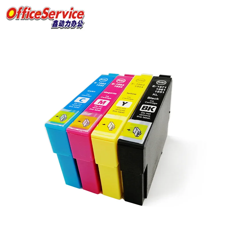 Cartuccia D'Inchiostro T1951 T1961 T1971 Compatibile Per Stampante Epson Xp-101 Xp-201 Xp-211 Xp-401 Xp-204 Xp-104 Xp-214 Xp-411 Wf-2532