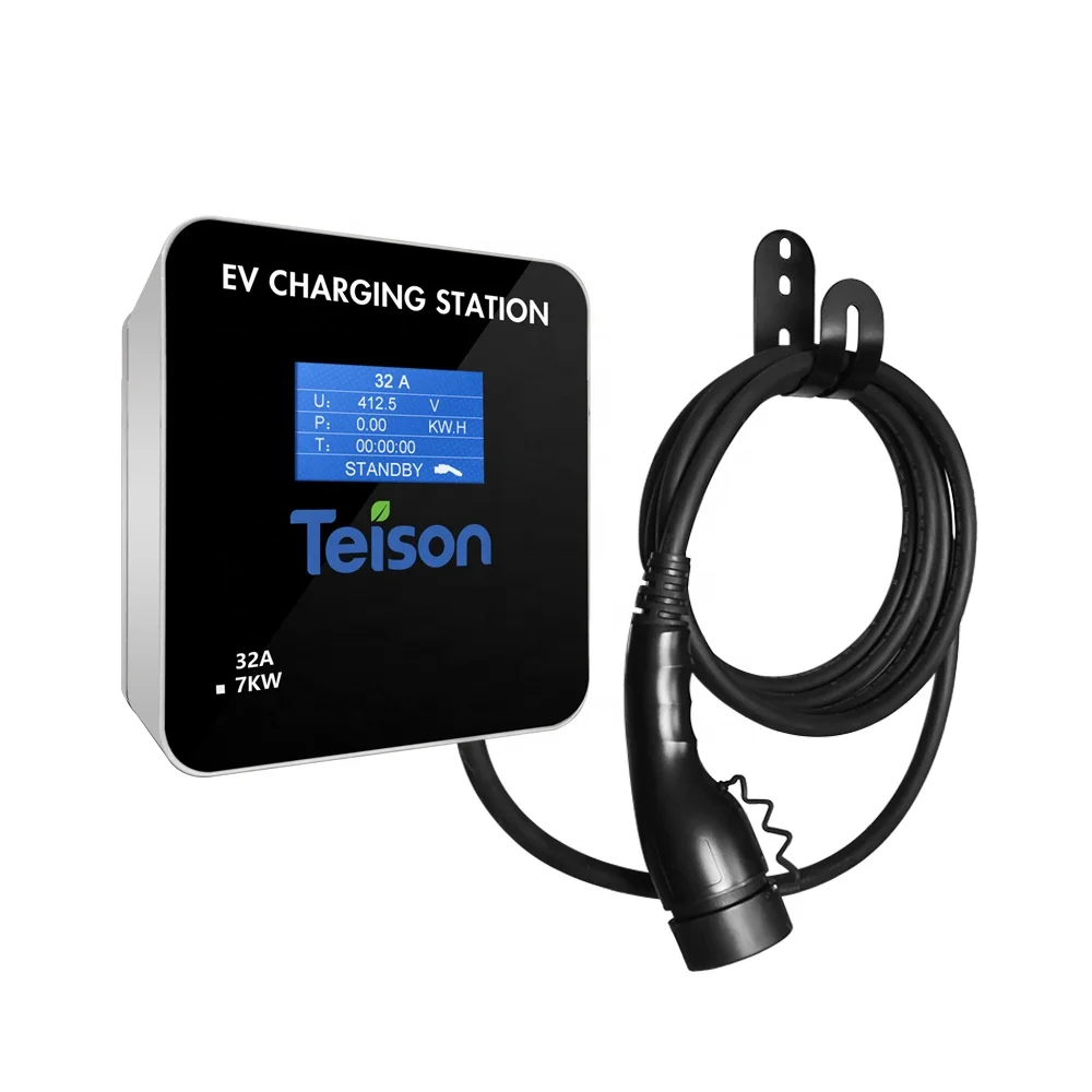 Teison 7.4Kw 32A Home Ev Charger Wallbox Tipo 2 Spina Stazione Di Ricarica Per Auto Elettrica