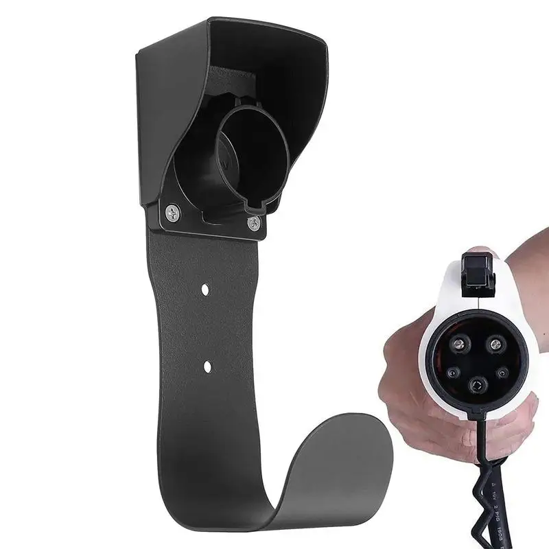 Ev Charger Cable Holder Ugello Holster Dock Con Viti Ev Charger Wallbox Con Supporto Per Gancio Connettore Standard Eu Us Plug