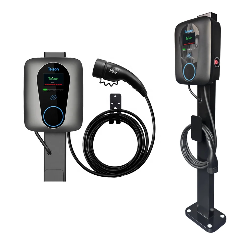 Teison 7Kw Smart Ev Stazioni Di Ricarica Ocpp 1.6J Wallbox Caricabatterie Wifi E 4G