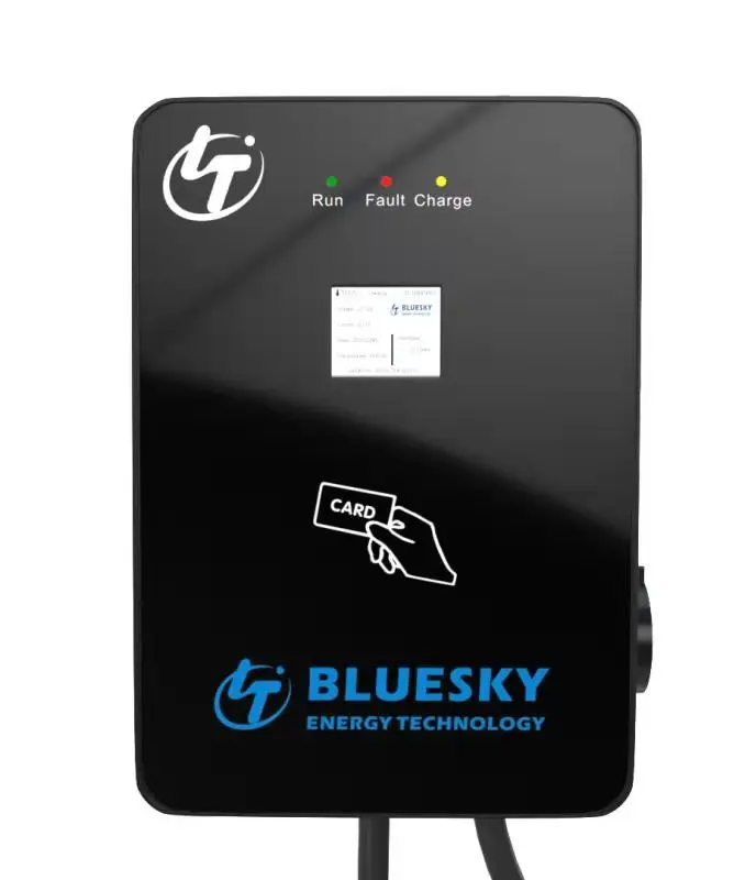 Wallbox Ev Charger Charge Veicoli Elettrici 7Kw 32A 1 Fase Home Type 2 Ev Charger Cavo 4M Approvato Ce