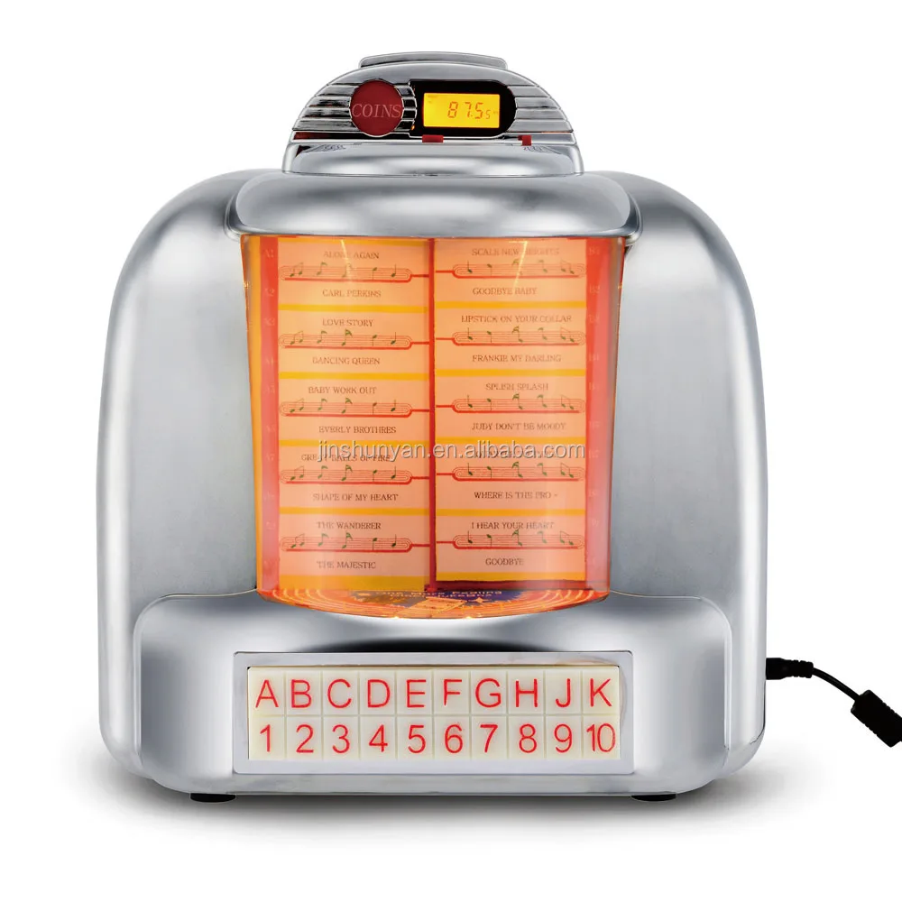 American Diner Wallbox Con Radio E Bt