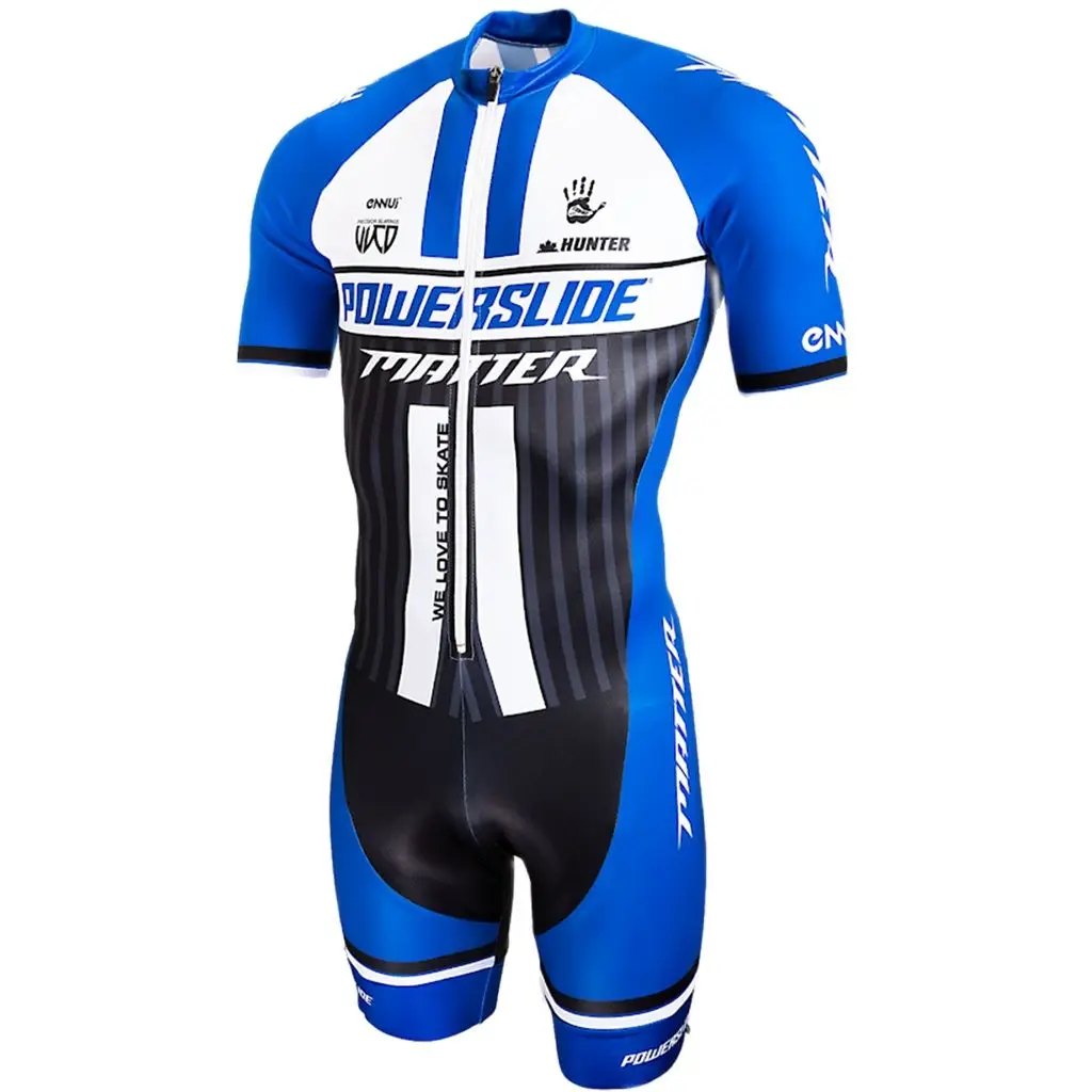New Powerslide Tuta Da Skate Da Uomo Roller Skate Speed Race Veloce Skat Speed Skats Ciclismo Tuta Da Pattinaggio Pro Team Collant Tuta