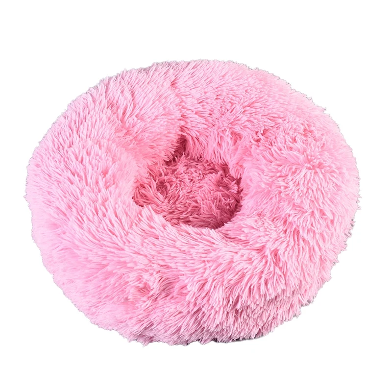 1 Pz Super Soft Pet Bed Cotton Kennel Dog Round Cats Winter Warm Sleeping Bag Lungo Peluche Puppy Cushion