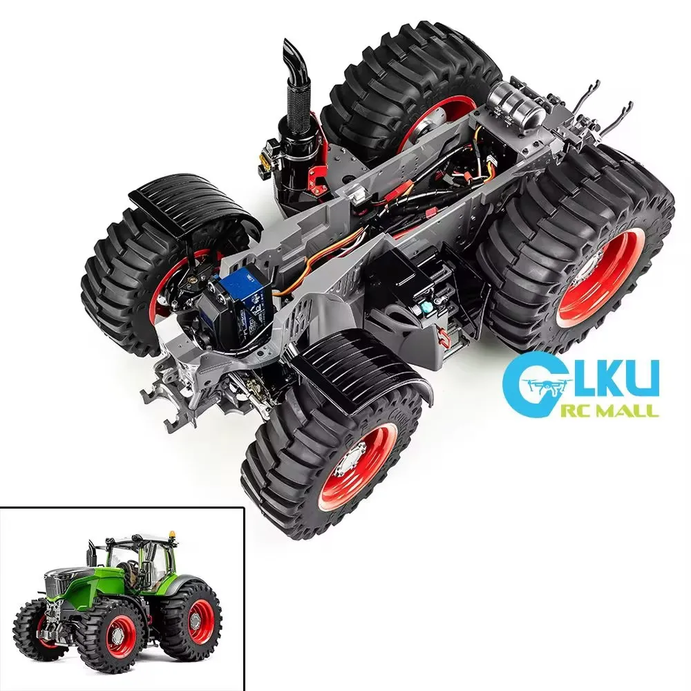 1/16 Fendt Aoue 1050 Telaio Del Trattore A Quattro Ruote Motrici Lesu