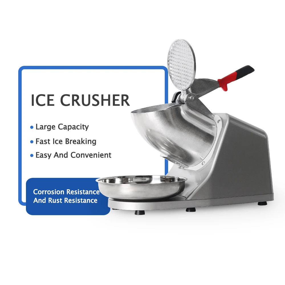 Gzzt Ice Crusher Electric Smoothie Maker Ice Shaver Slush Ice Cube Crusher Snow Cone Ice Blender 110V-240V