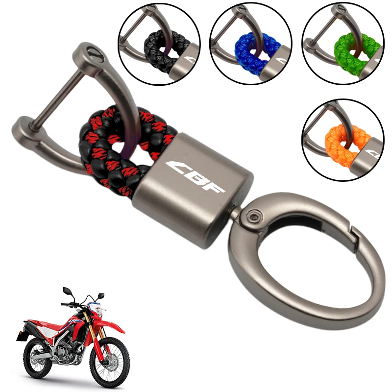 Portachiavi In Corda Intrecciata Per Honda Crf300L Crf250L Crf230 450L Crf250F 250 450 R/X 150 300L Hot Deal Accessori Moto Moda