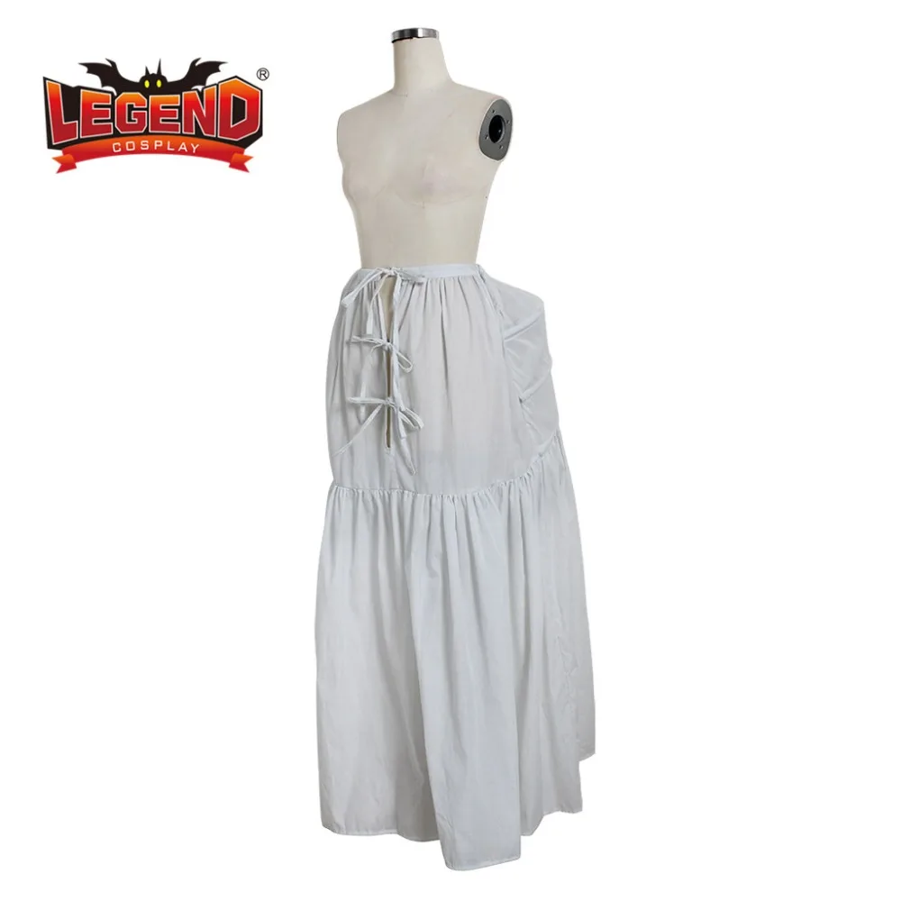 Vittoriano Crinolina Sottoveste Underskirt Donne Rococo Abito Bianco Gabbia Telaio Gerla Trambusto Cerchio Sottoveste