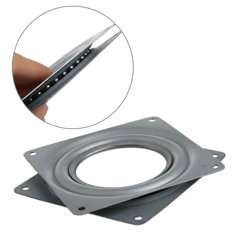2021 Nuovo Piatto Girevole Con Cuscinetto Quadrato Lazy Hui Giradischi 3 "/4"/6 "Tv Rack Desk Tool
