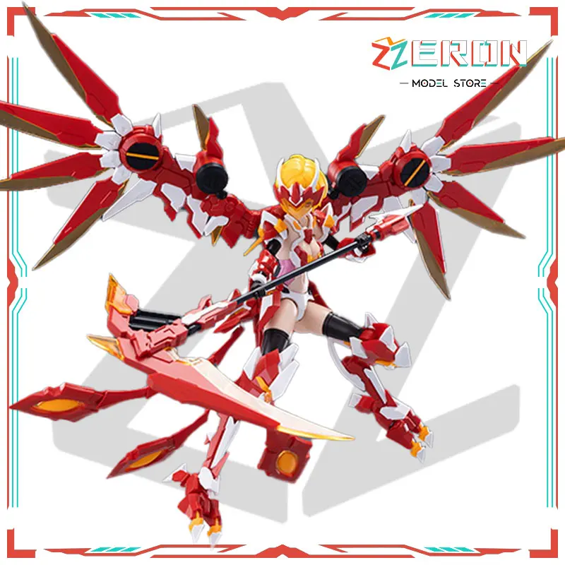 Modello Orientale Atk Girl Vermilion Bird Fag Frame Arms Girl Suzaku Zhuque Kit Modello In Scala 1/12 Assemblare Regalo Acg Regalo Di Compleanno