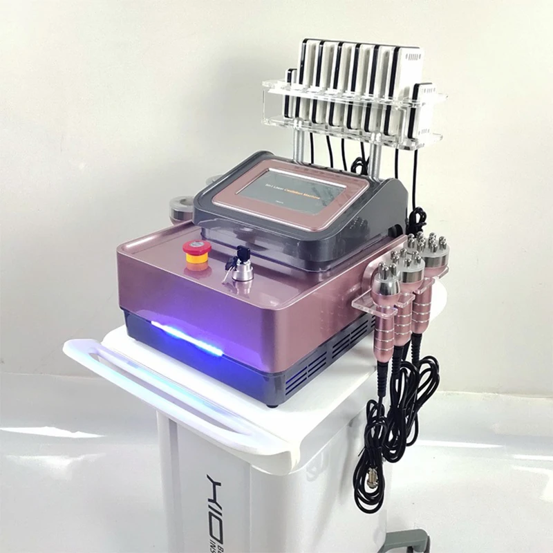 6 In 1 80K/40K Lipolaser Ultrasuoni Vuoto Cavitazione Macchina Perdita Di Peso Lipolaser Corpo Dimagrante Per Salone Grasso Ridurre Spa