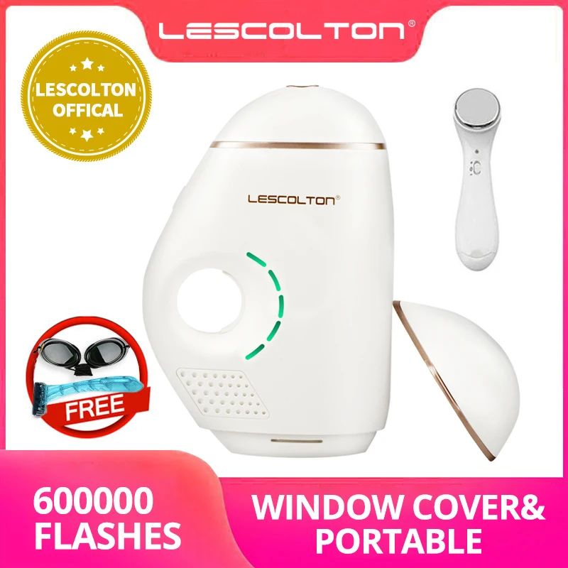 Lescolton Ipl Epilatore Depilazione Laser Per Donna Uomo 600000 Flash Depilatore Bikini Trimmer Dispositivo Di Depilazione Permanente