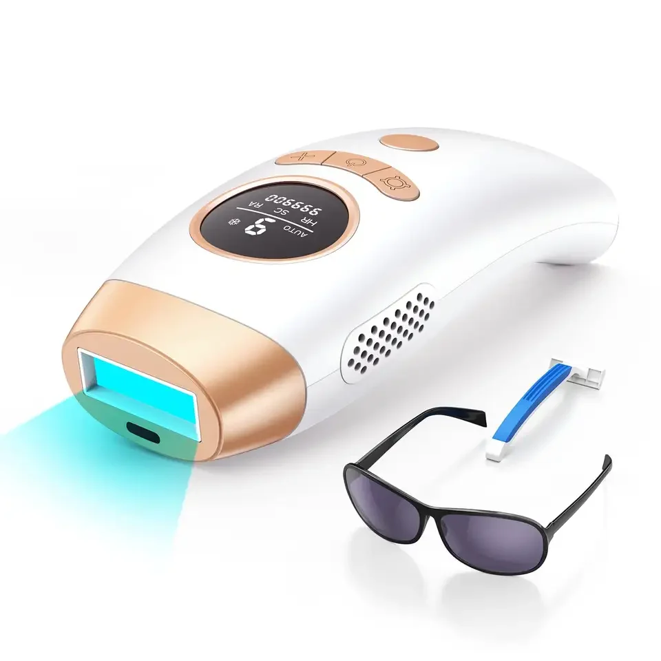 Home Beauty Skin Uso Domestico Professionale Dispositivo Di Depilazione Ipl Portatile Liscio Indolore Laser Ipl Depilazione Epilatore Donna