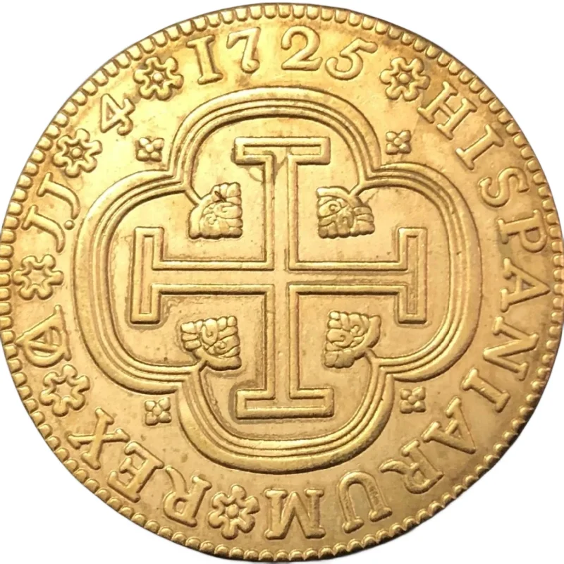 1725 Spagna 4 Escudo-Felipe V Cuenca Oro Copia Coin