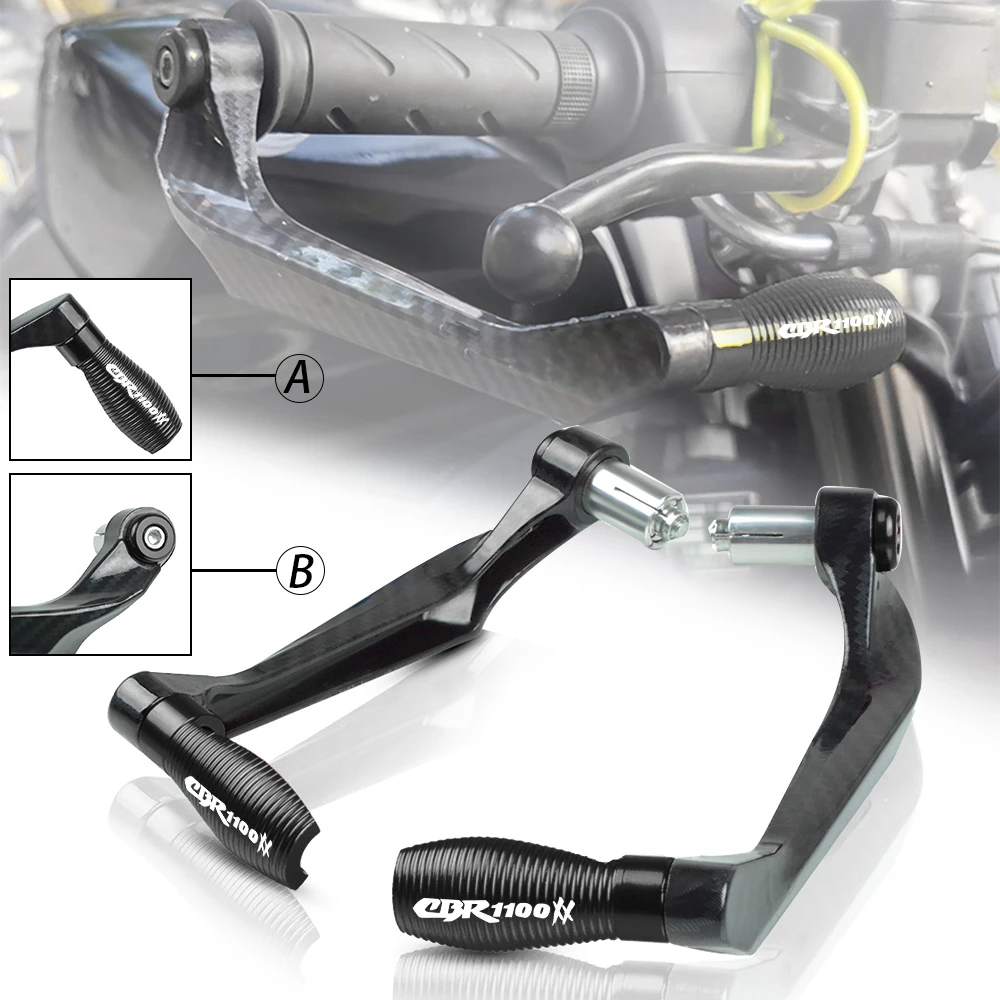 Per Honda Cbr1100Xx Cbr1100Xx/Blackbird 1997-2007 Cbr1100Xxv Moto 7/8 "22Mm Leve Frizione Freno Manubrio Protezione Protezione