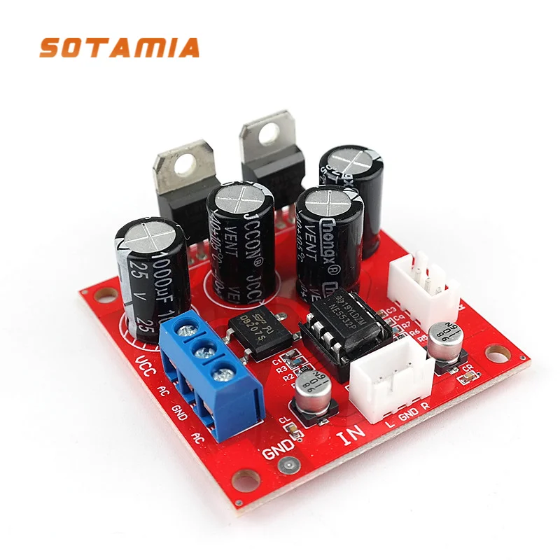 Sotamina Ne5532 Amplificatore Scheda Preamplificatore Giradischi In Vinile Mm Mc Phono Preamplificatore Preamplificatore Ne5532 Op Amp Dual Ac5-16V