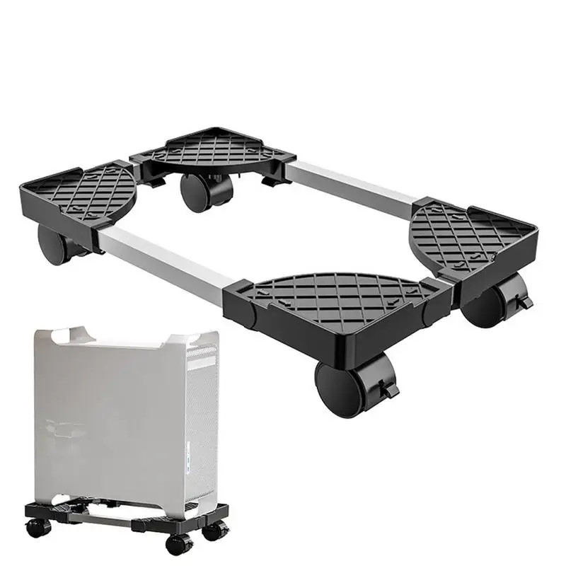 Mobile Gamer Cabinet Pc Case Stand Pc Cabinet Holder Carrello Con Ruote Piroettanti Custodia Per Computer Custodia Per Pc Supporto Per Mini Atx