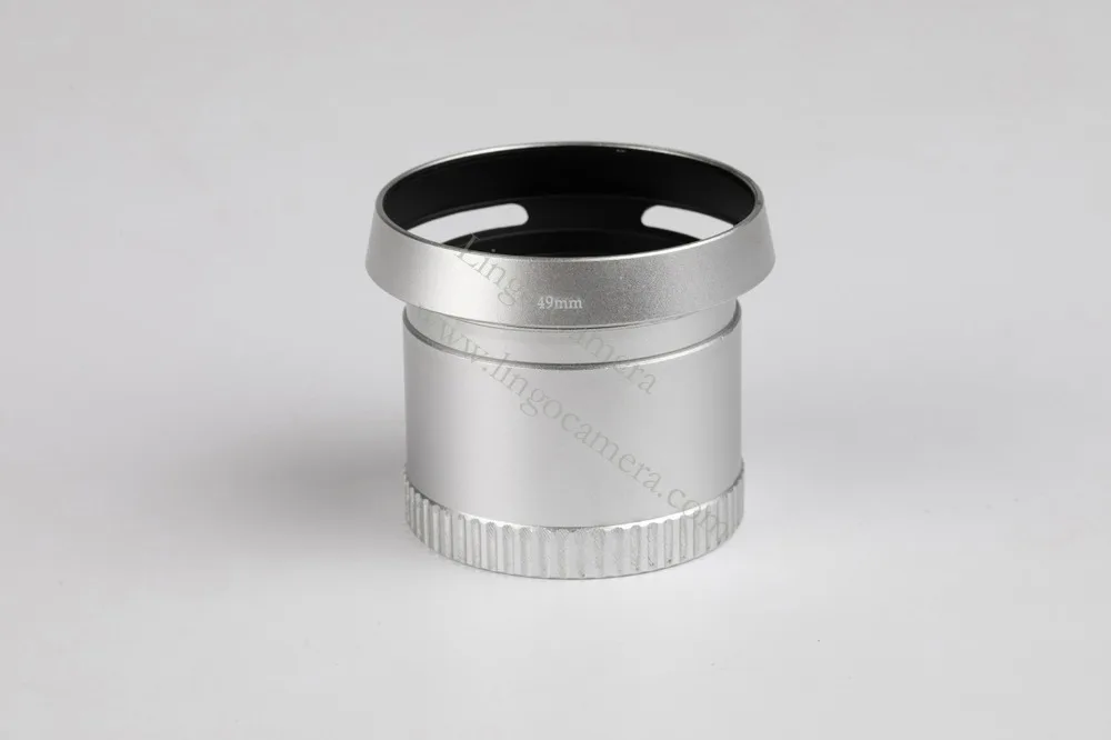 Argento La-49X2S 49 Millimetri Camera Lens Filter Anello Adattatore Per Leica X1 X2 Fotocamera Digitale