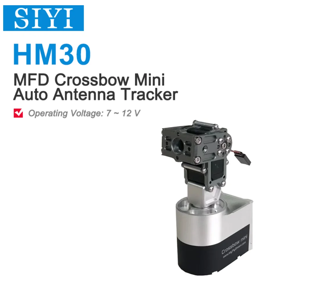 Flydream Mini Crossbow Automatic Antenna Tracker Mfd Aat Tracking Gimbal Per Aereo Modello Fix-Wing A Lungo Raggio