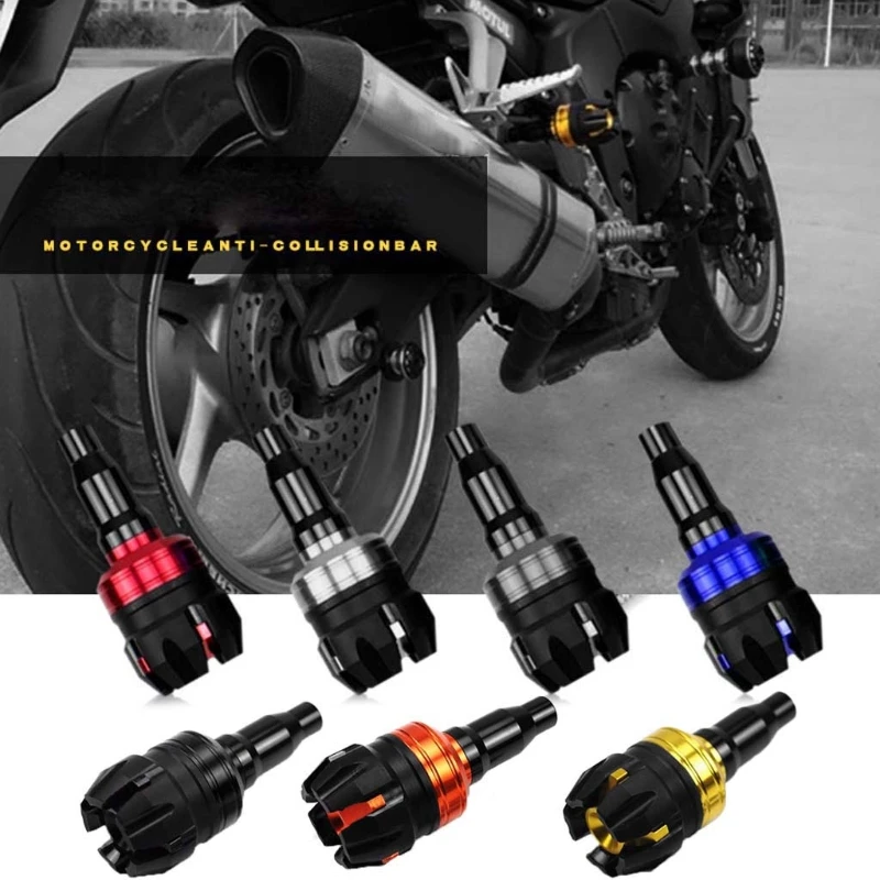 Protezione Universale Per Cursori Per Telaio Moto In Alluminio Cnc Da 10Mm Per Super Cub 110 Triumph Tiger 800 Forniture Per Moto Zx6R